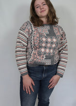 Load image into Gallery viewer, 90s Knit Sweater - Pink and Grey