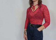 Load image into Gallery viewer, y2k Sheer Mesh Shirt