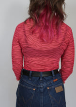 Load image into Gallery viewer, y2k Sheer Mesh Shirt