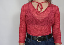 Load image into Gallery viewer, y2k Sheer Mesh Shirt
