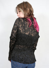 Load image into Gallery viewer, y2k Black Lace Top