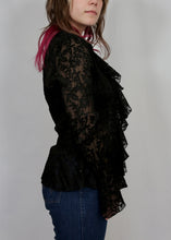 Load image into Gallery viewer, y2k Black Lace Top