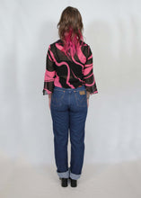 Load image into Gallery viewer, y2k Sheer Top - Black and Pink
