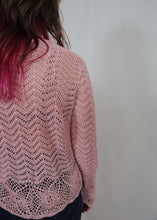 Load image into Gallery viewer, y2k Pink Crochet Top / Cardigan
