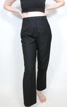 Load image into Gallery viewer, y2k Black Wool Dress Pants
