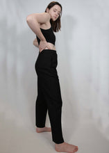 Load image into Gallery viewer, y2k Black Wool Dress Pants
