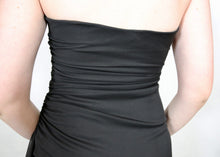 Load image into Gallery viewer, 90s/y2k Black Prom Dress
