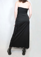 Load image into Gallery viewer, 90s/y2k Black Prom Dress
